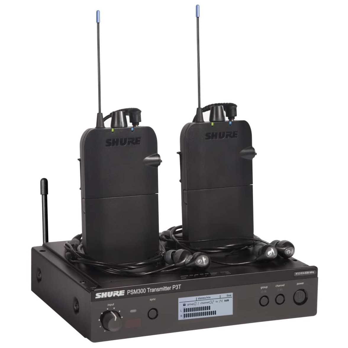 Shure - Shure PSM 300 TwinPack P3TER112TW-S8 - 2
