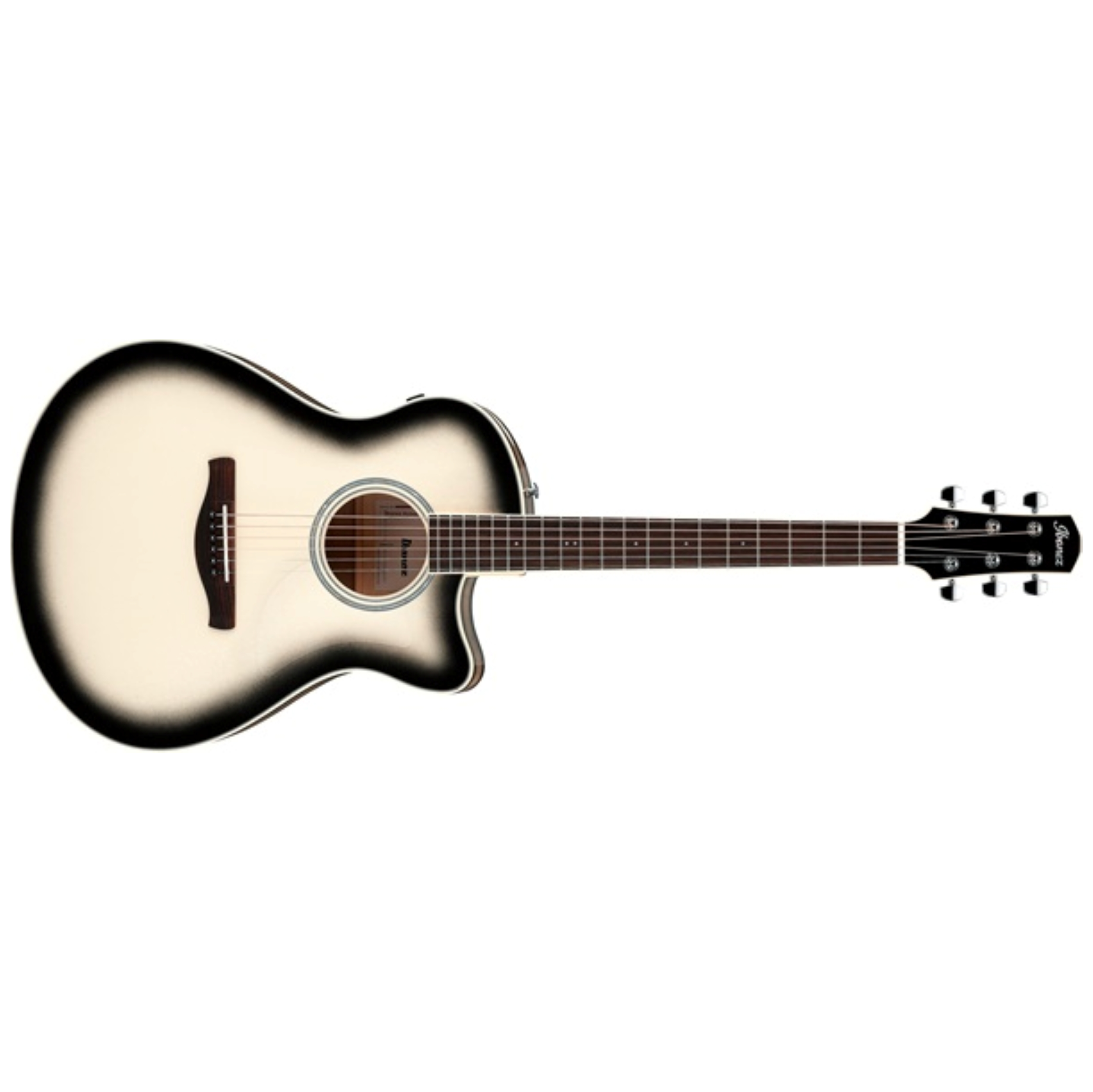 Ibanez AAM370M1CE Transparent Panda 1