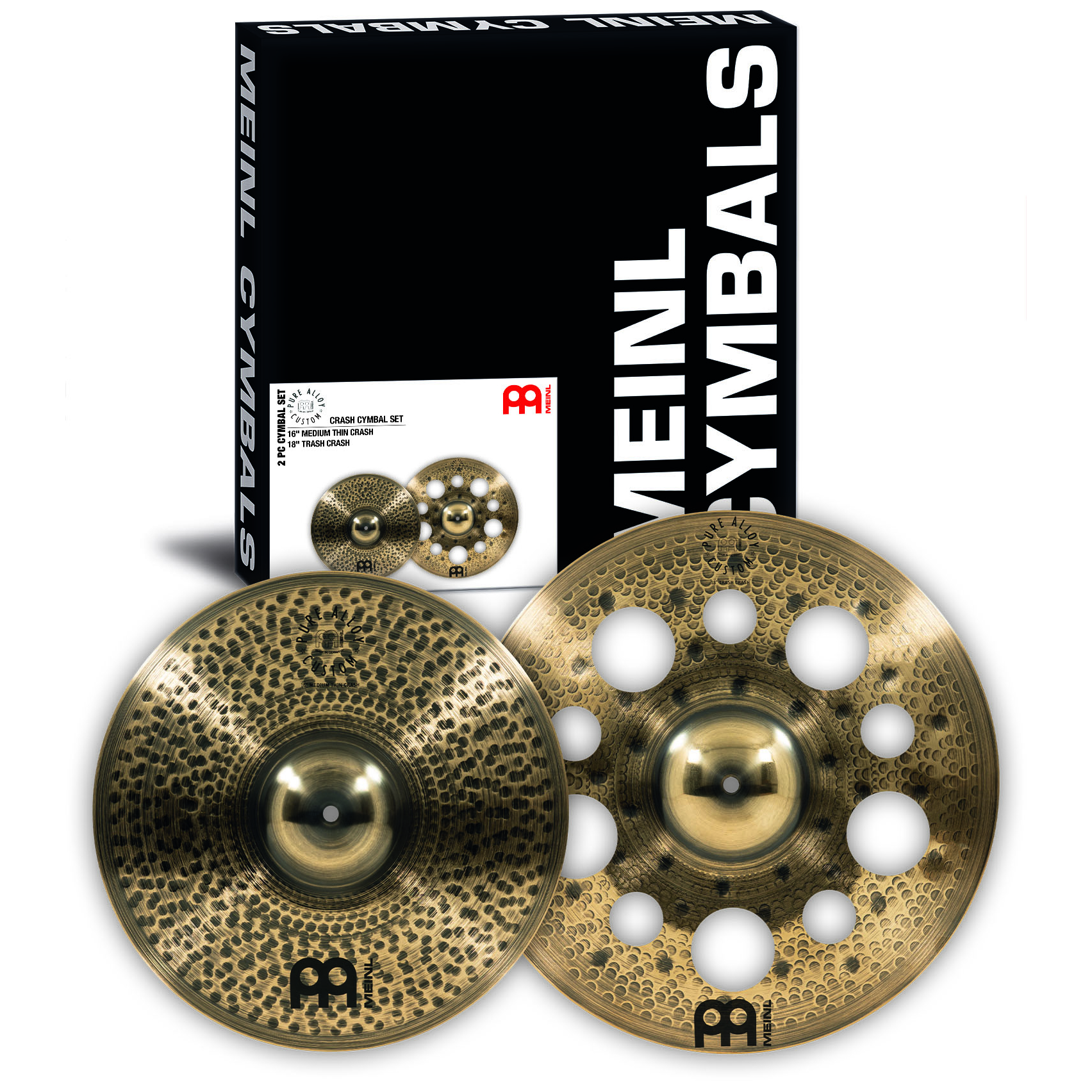 Meinl Cymbals PAC1618 - Pure Alloy Custom Cymbal Set 10022283-0