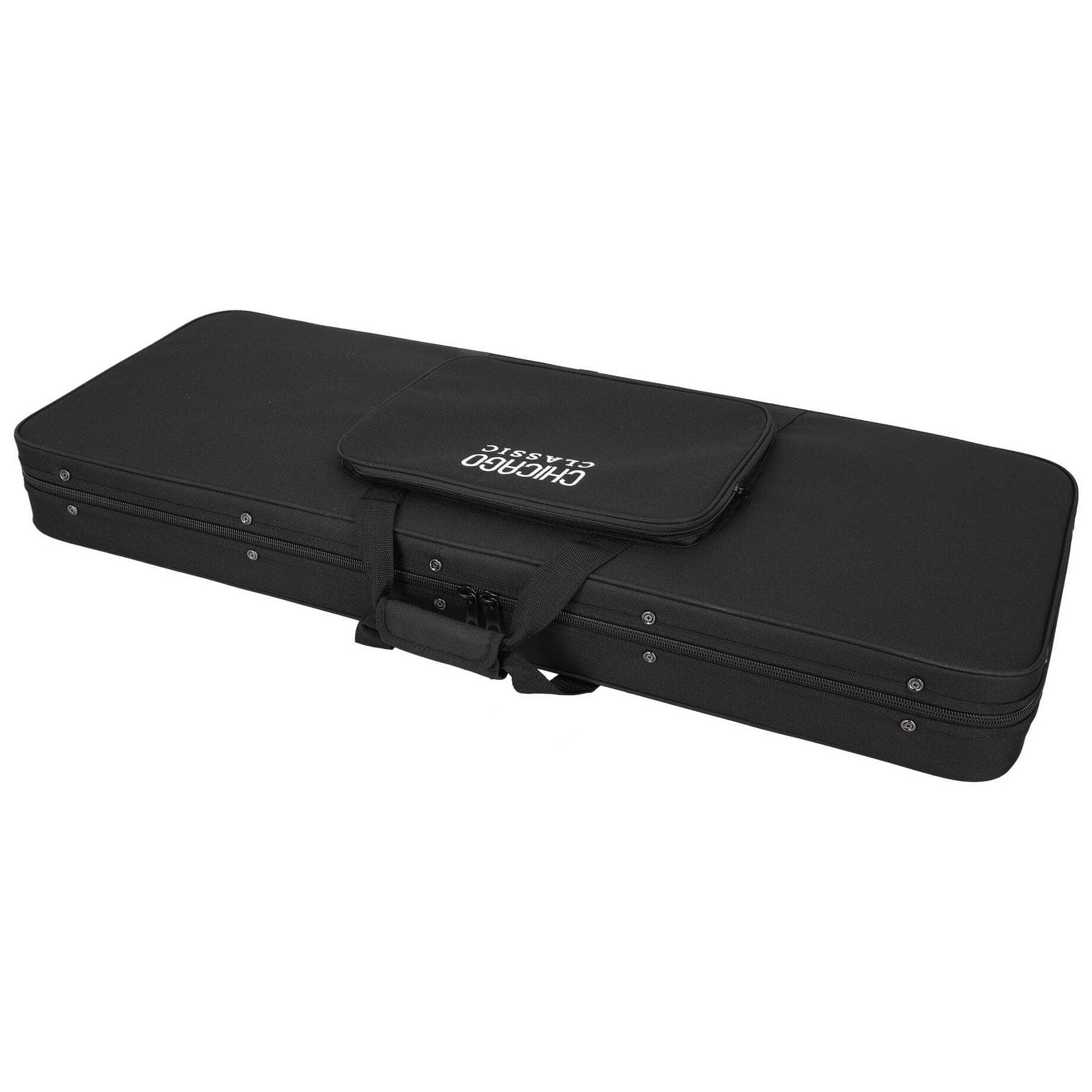 Chicago Classic Lightweight Koffer E-Gitarre Schwarz 1