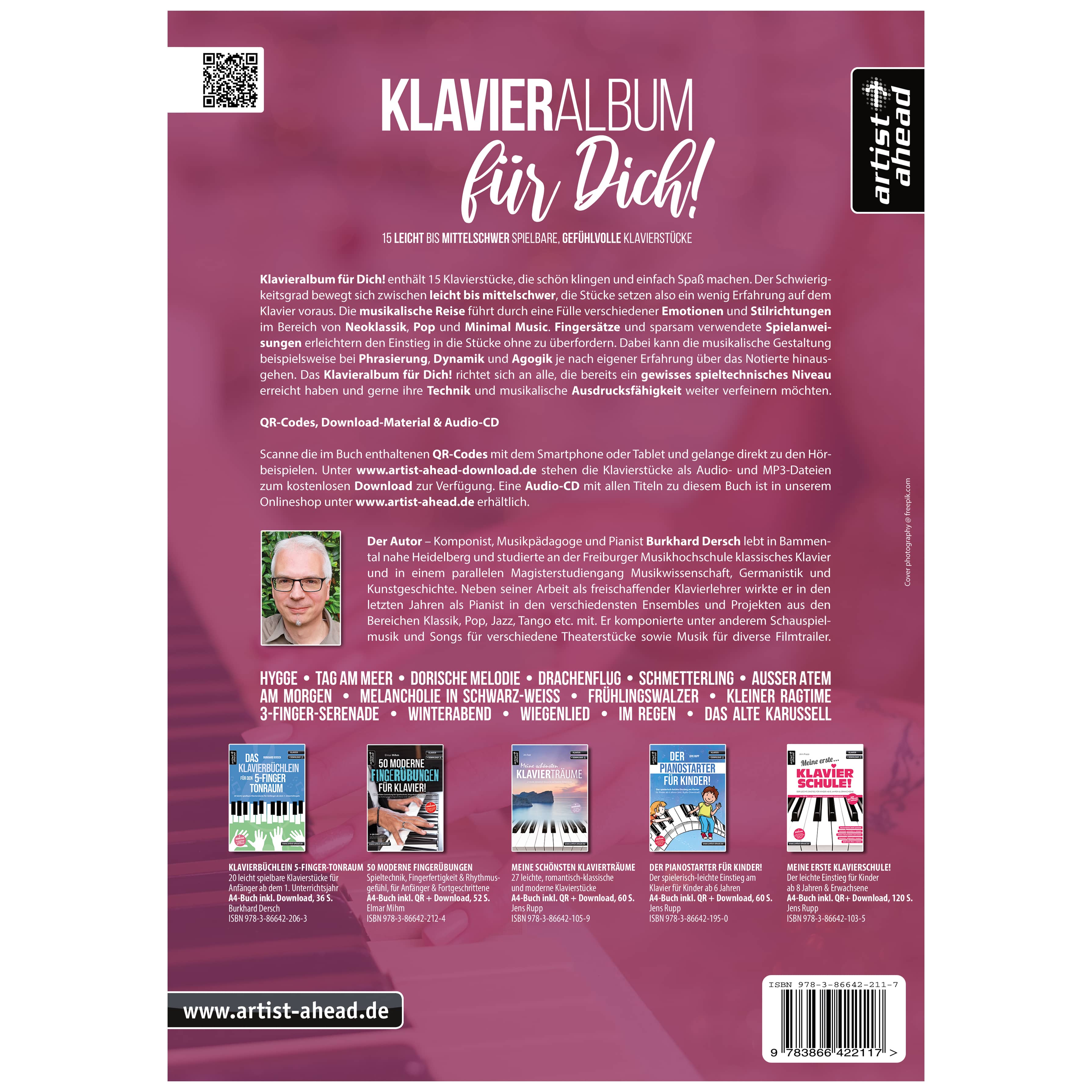 Artist Ahead Klavieralbum für Dich! - Burkhard Dersch 1