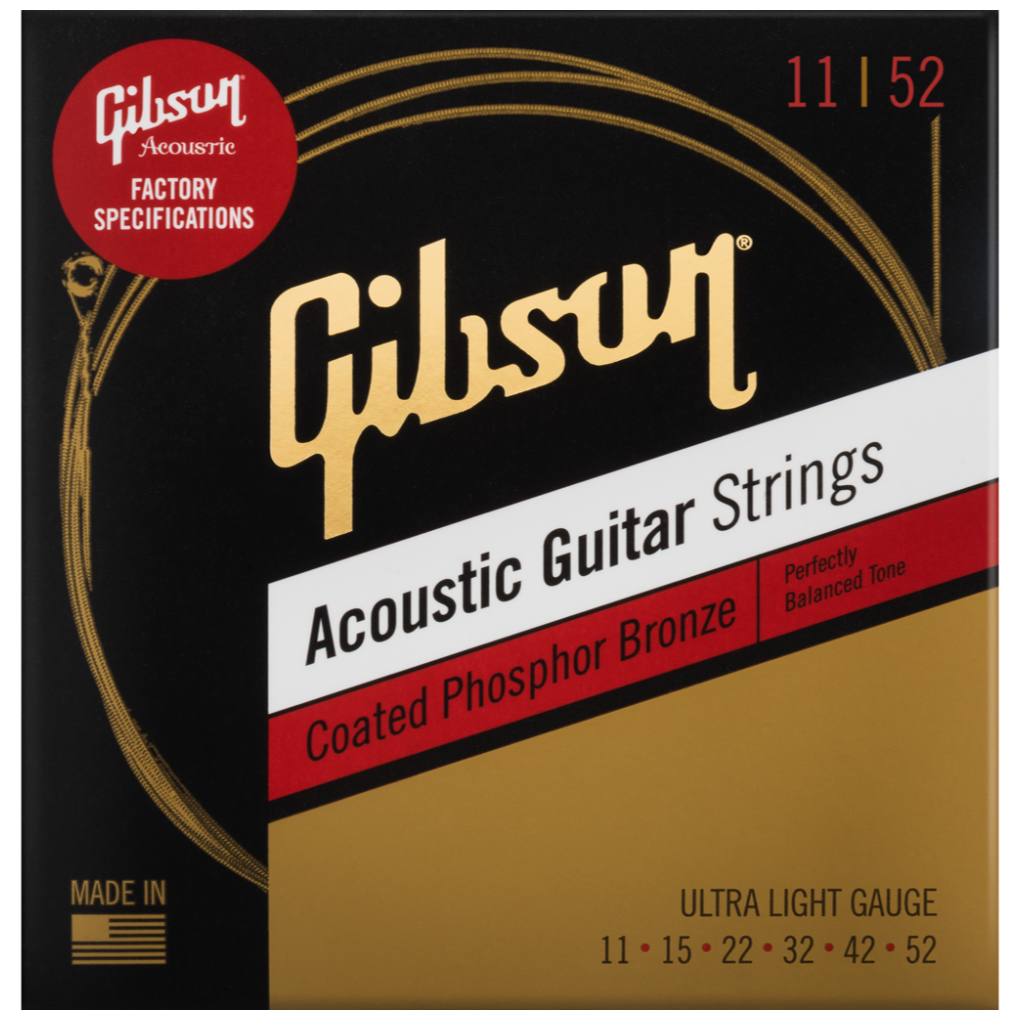 Gibson - Gibson Acoustic Saiten Coated Phosphor Bronze Ultra-Light 011-052