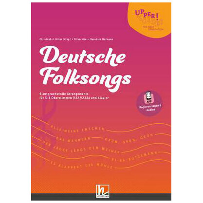  Deutsche Folksongs für junge Stimmen SSA/SSAA