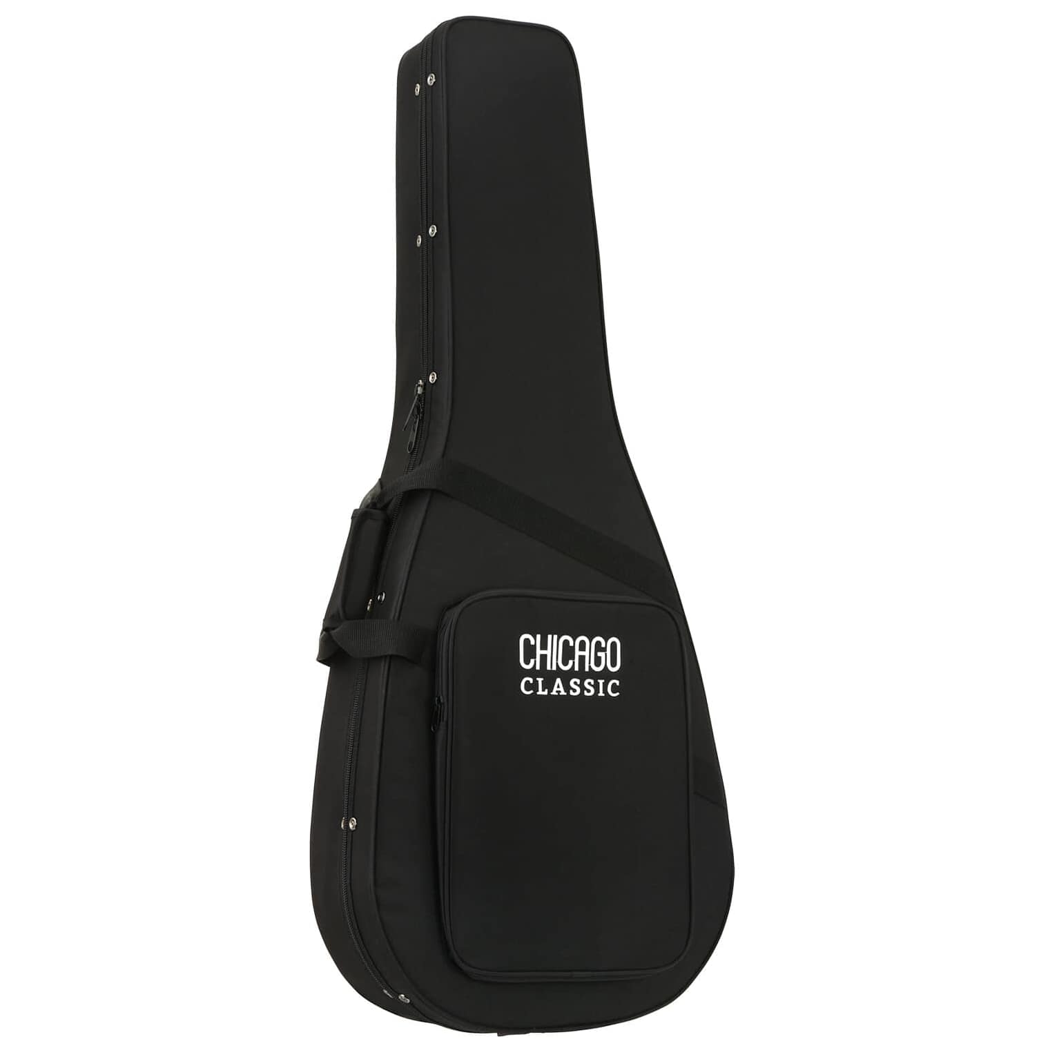 Chicago Classic - Chicago Classic Lightweight Koffer Klassikgitarre Schwarz