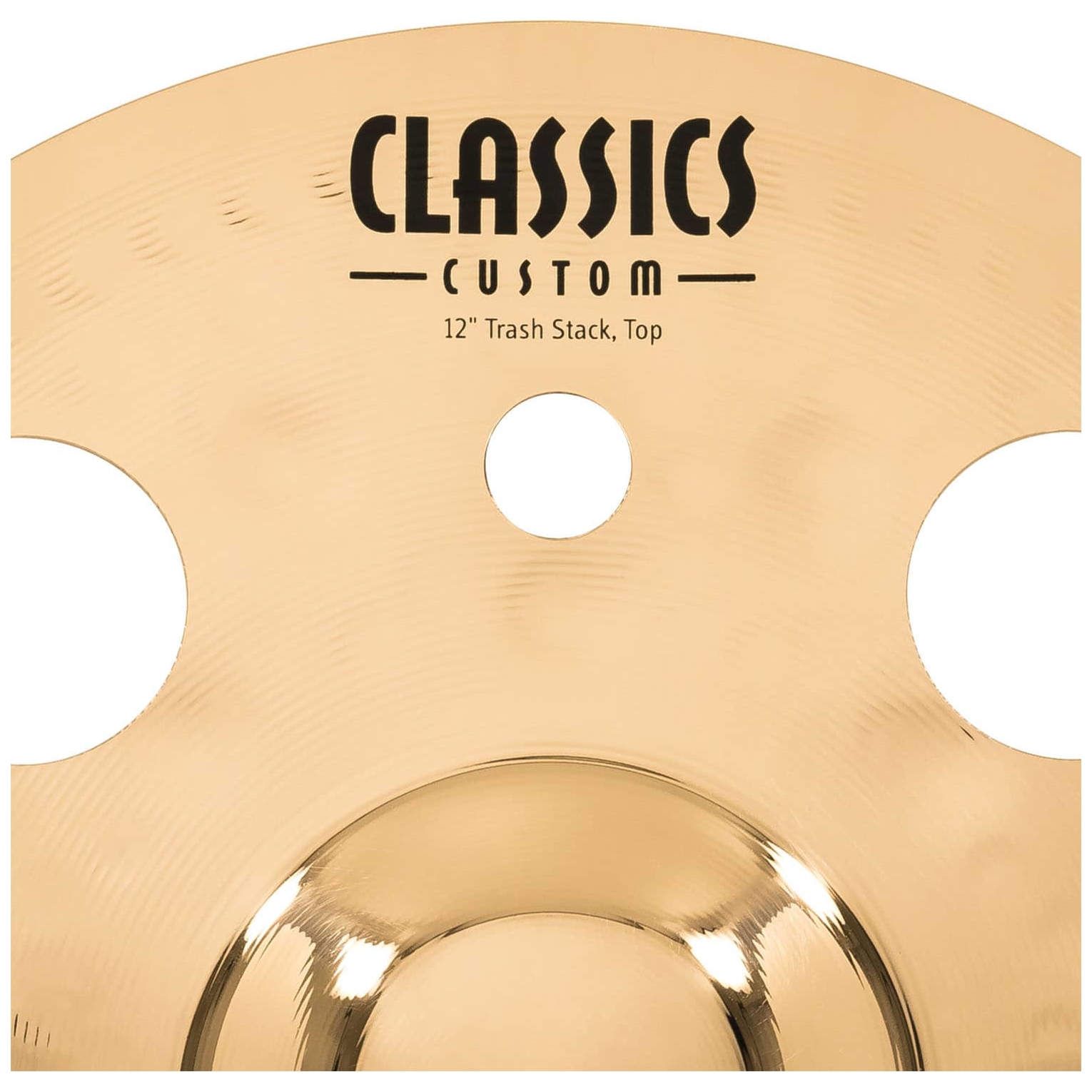Meinl Cymbals - Meinl Cymbals CC-12STK - 12 Classics Custom Brilliant Trash Stack - 6