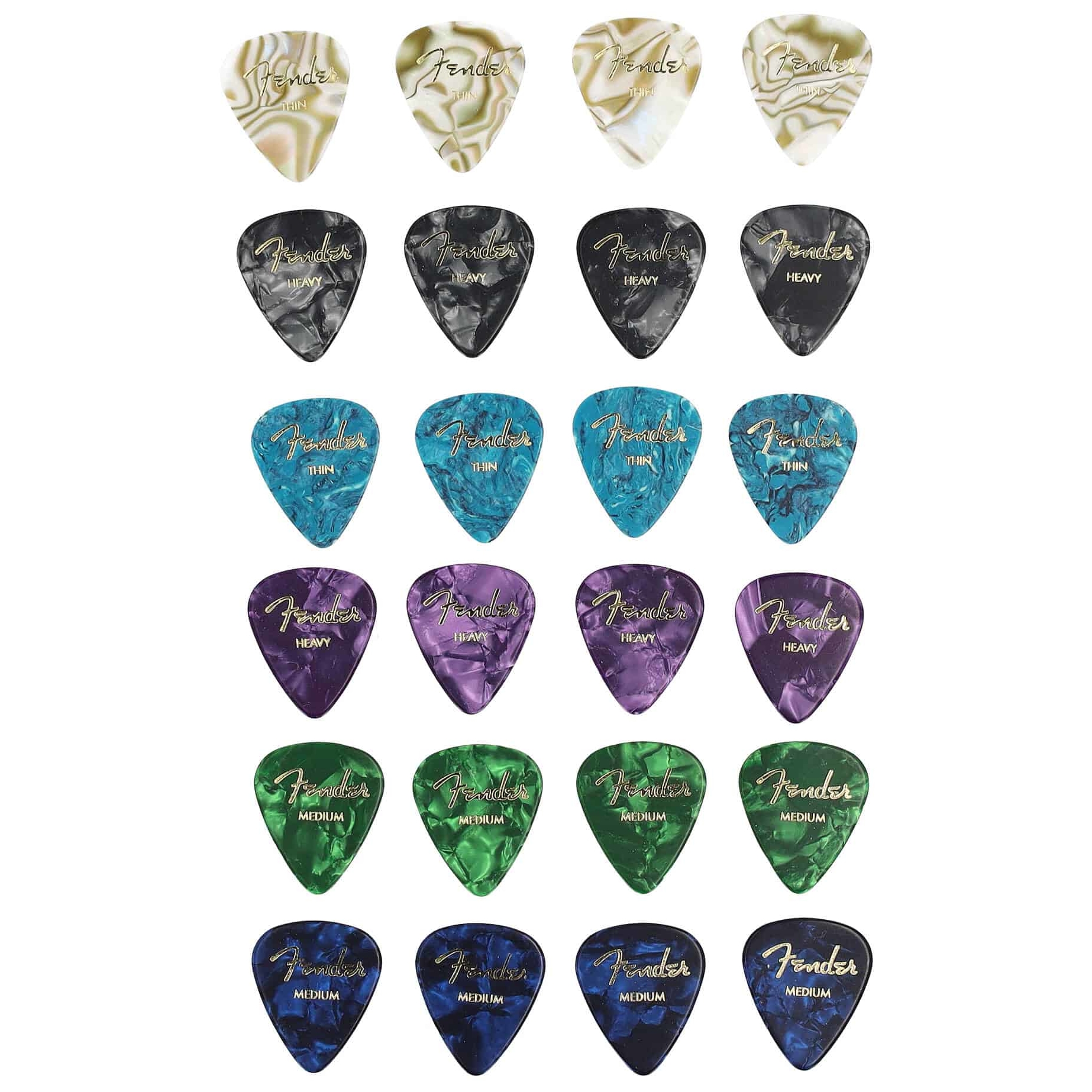 Fender - Fender PREMIUM CELL MIX PICKPACK 24 - 1