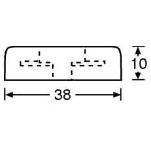 Adam Hall - Adam Hall 4906 Gummifuß 38 x 10 mm - 1