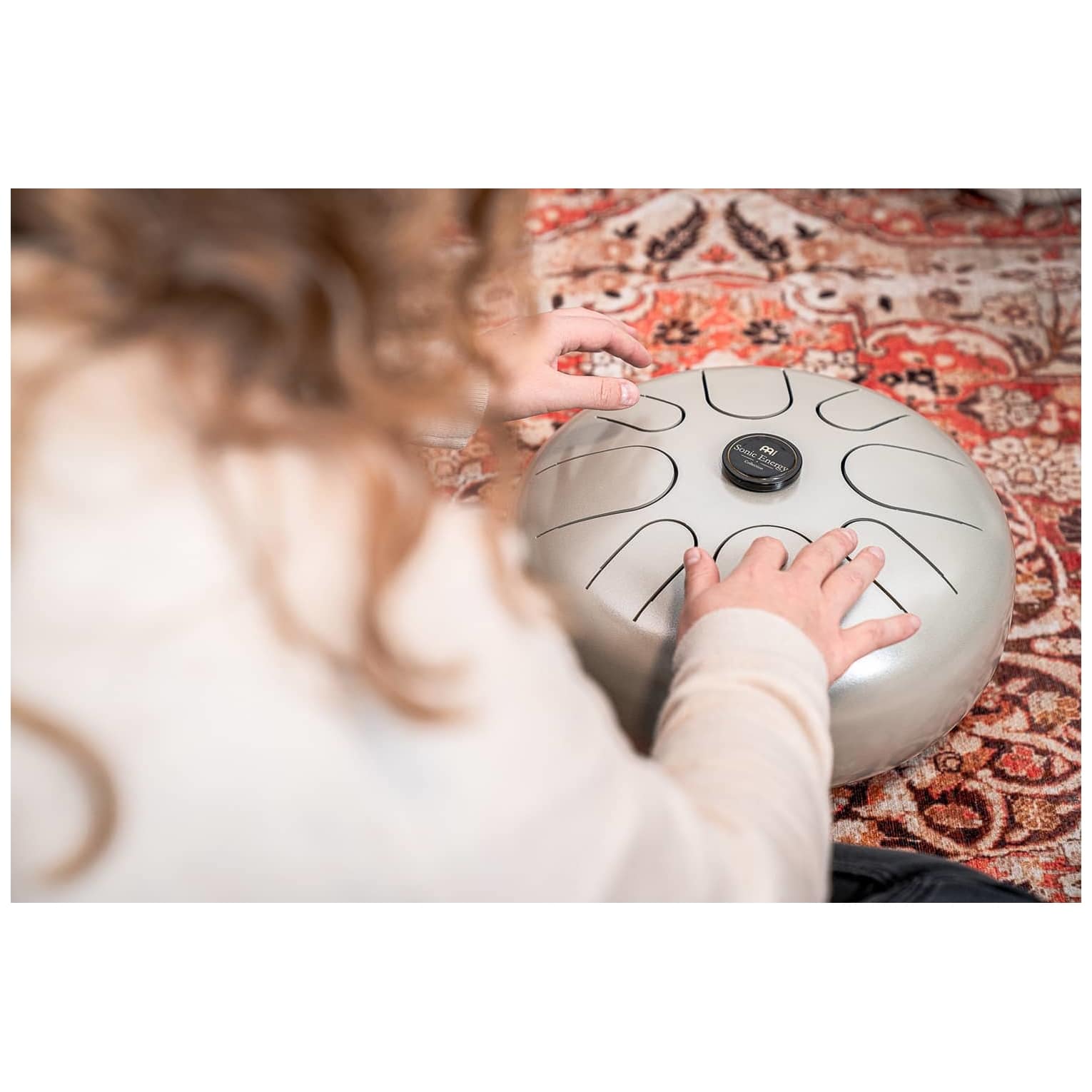 Meinl Sonic Energy - Meinl Sonic Energy STD4PG Steel Tongue Drum, Perlgrau, G Moll 8 Töne, 12 30 cm Durchmesser - 6
