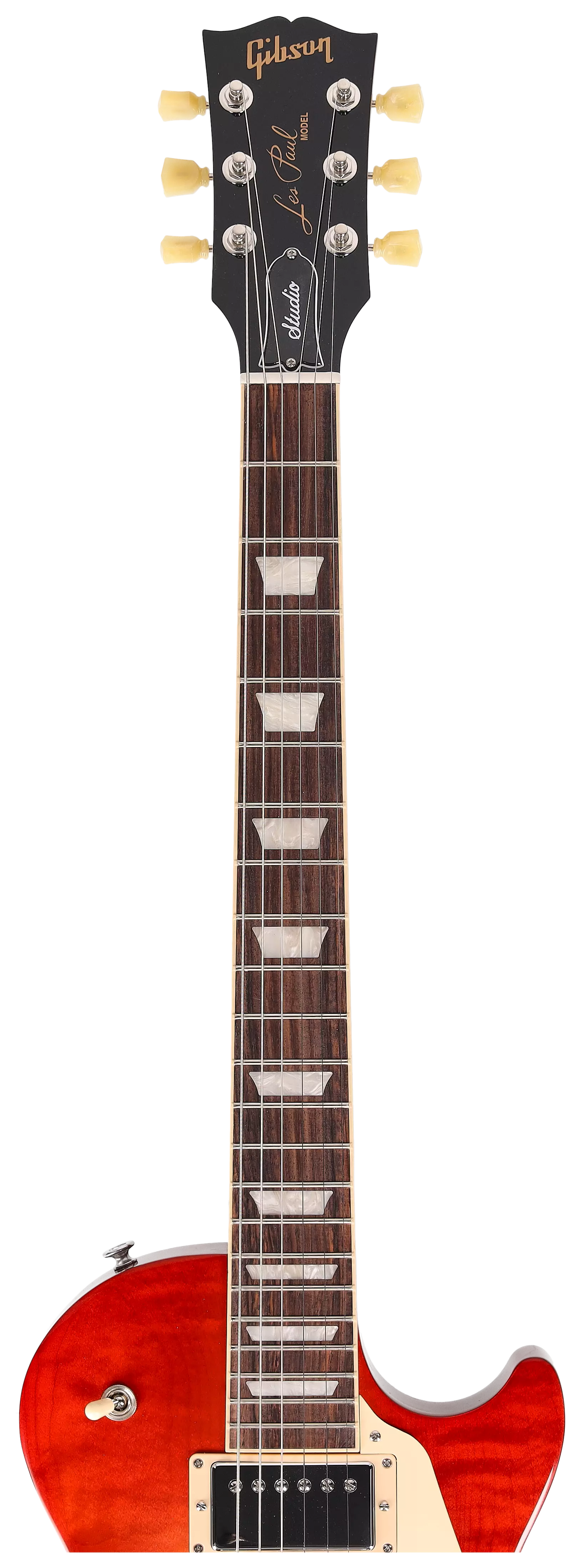 Gibson Les Paul Studio Figured Washed Cherry Sunburst 11