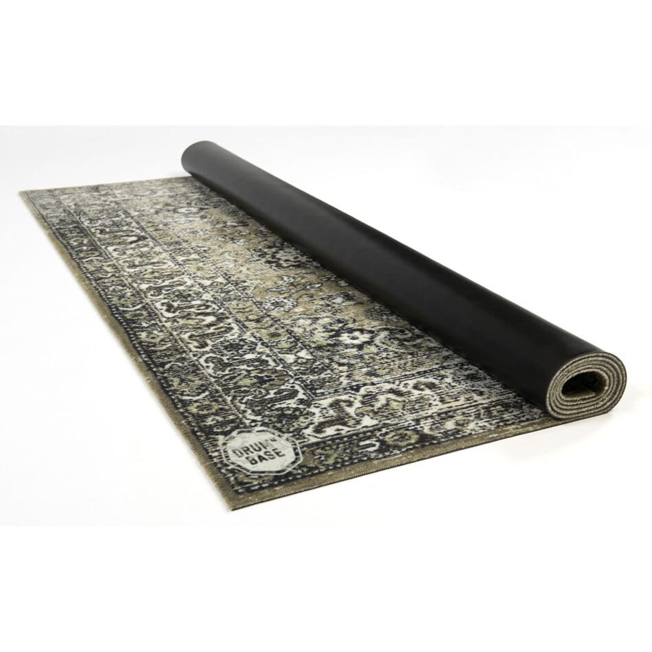 DRUMnBASE 185 x 160 cm Vintage Drum Mat Green 2