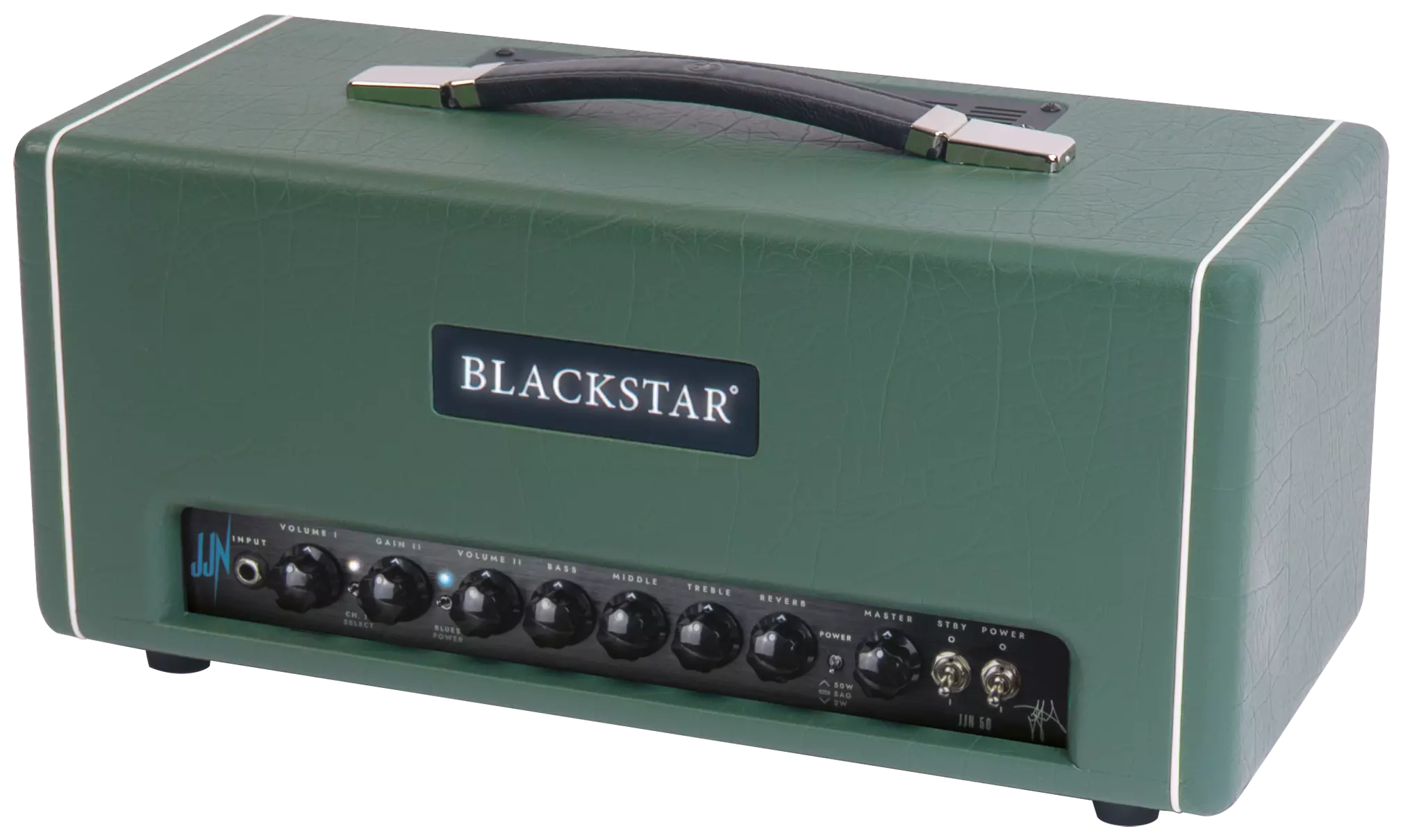 Blackstar JJN 50 Head Racing Green Jared James Nichols Signature 3