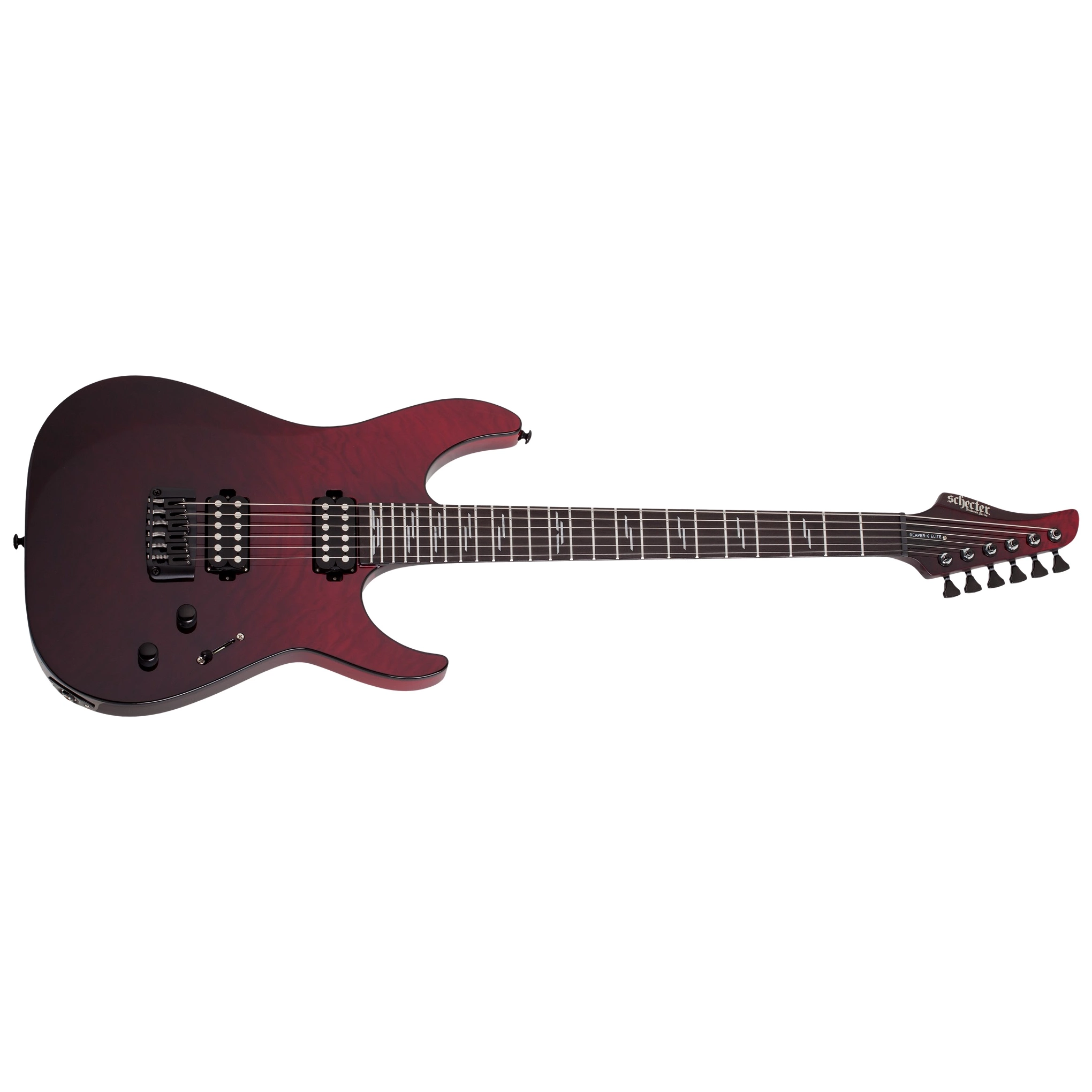 Schecter Reaper 6 Elite Blood Burst 7