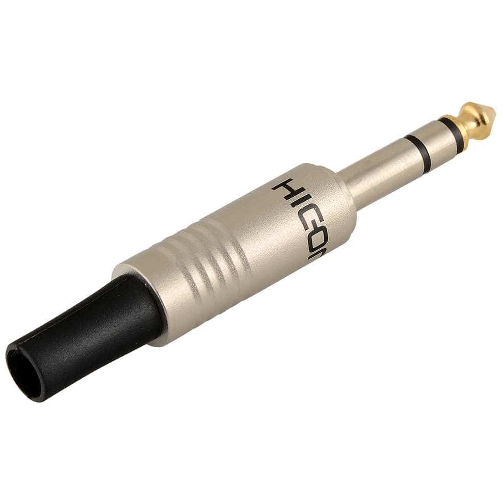 Hicon - Hicon HI-J63S01 Stereoklinkenstecker Gerade 6,3 mm - 1