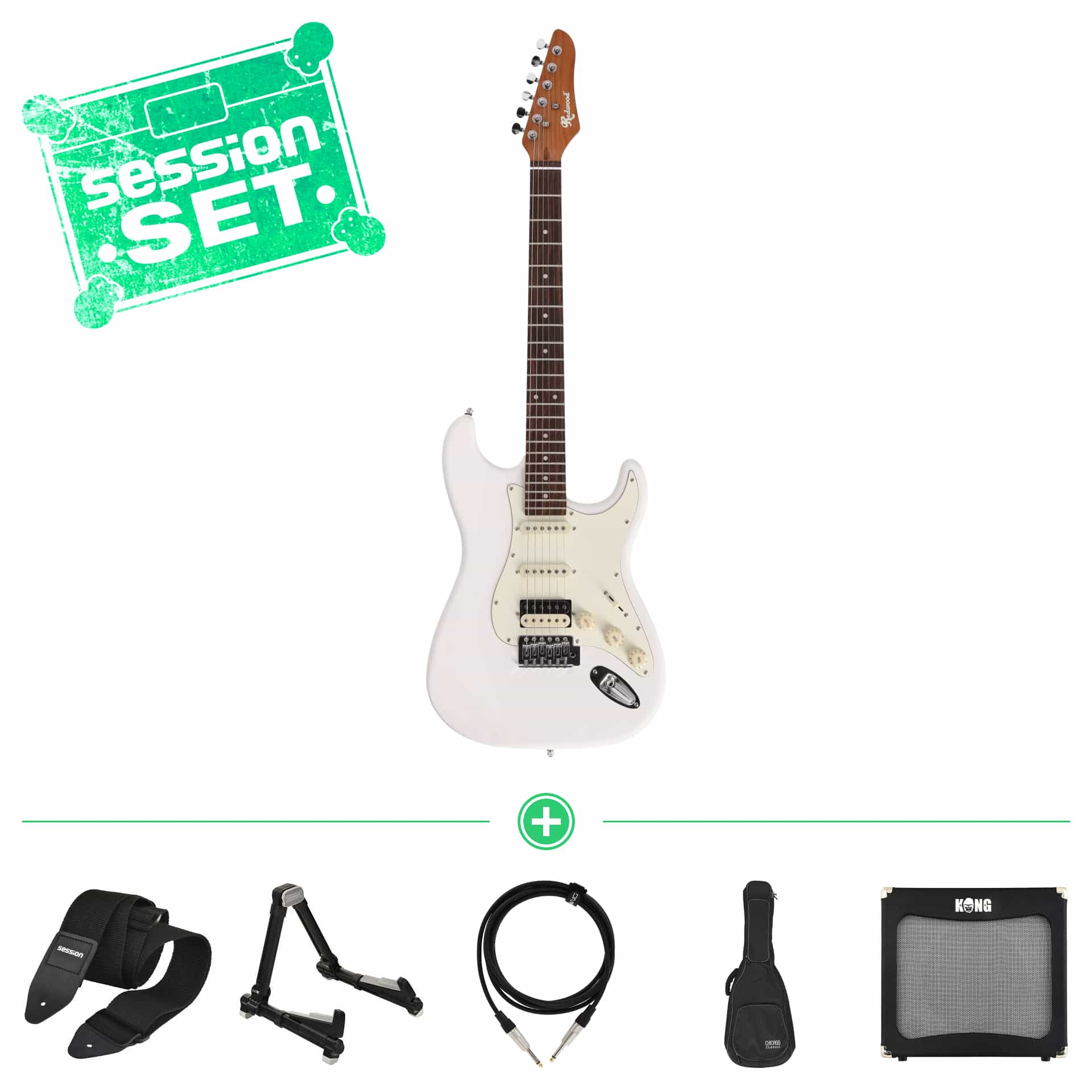 redwood standard s style rw rst hss owt e gitarren set mit gigbag  verstaerker   zubehoer 70000966 1