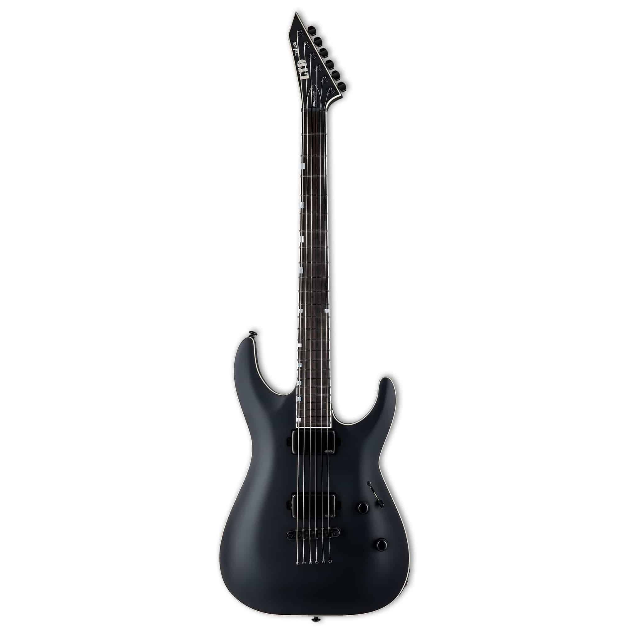 ESP - ESP LTD MH-1000 Baritone Black Satin