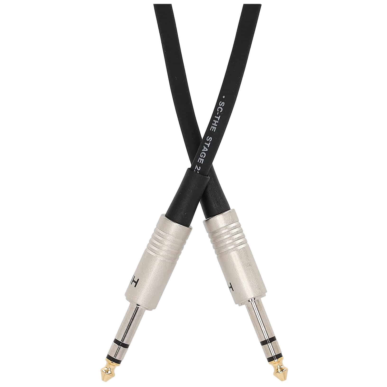 Sommer Cable SG2S-0050-SW Stage 22 Highflex Klinke Stereo - Klinke Stereo 0,5 Meter 2