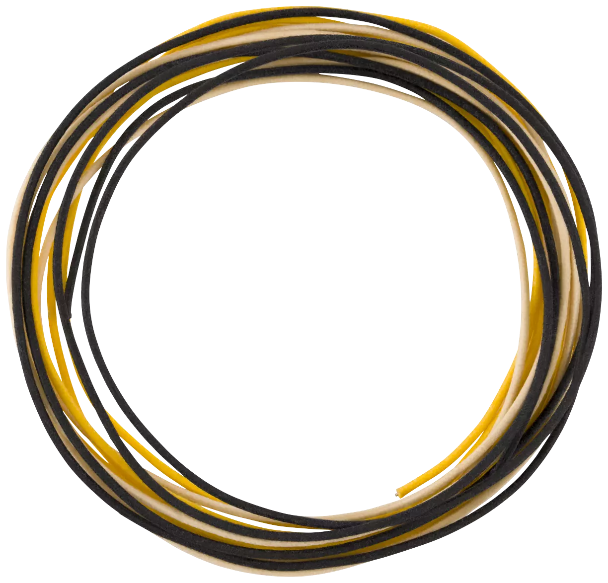 Fender Pure Vintage Cloth Wire 22 AWG Black, White, Yellow 1