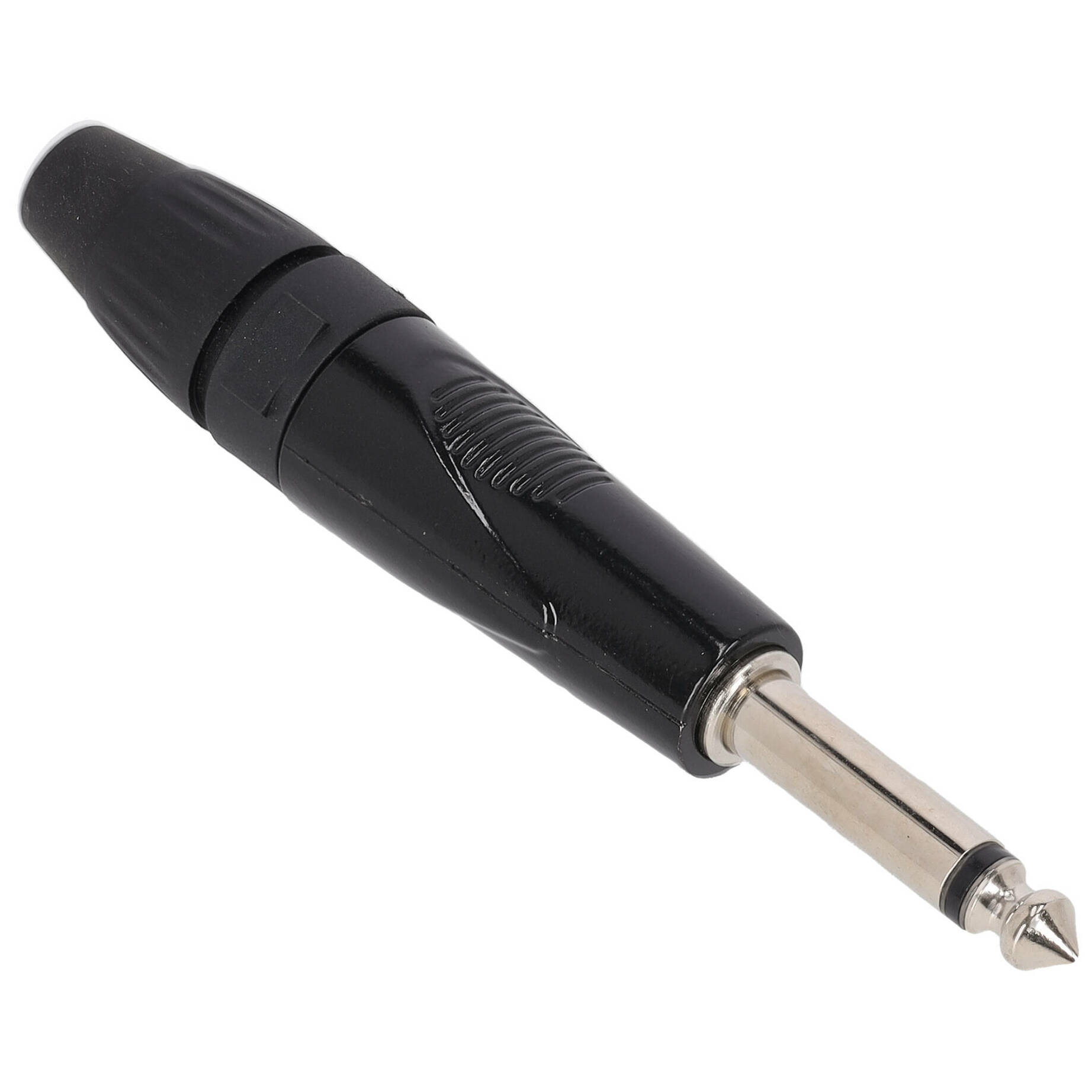Klang Klinkenstecker 6,3mm Klinke, male, mono, gerade, black
