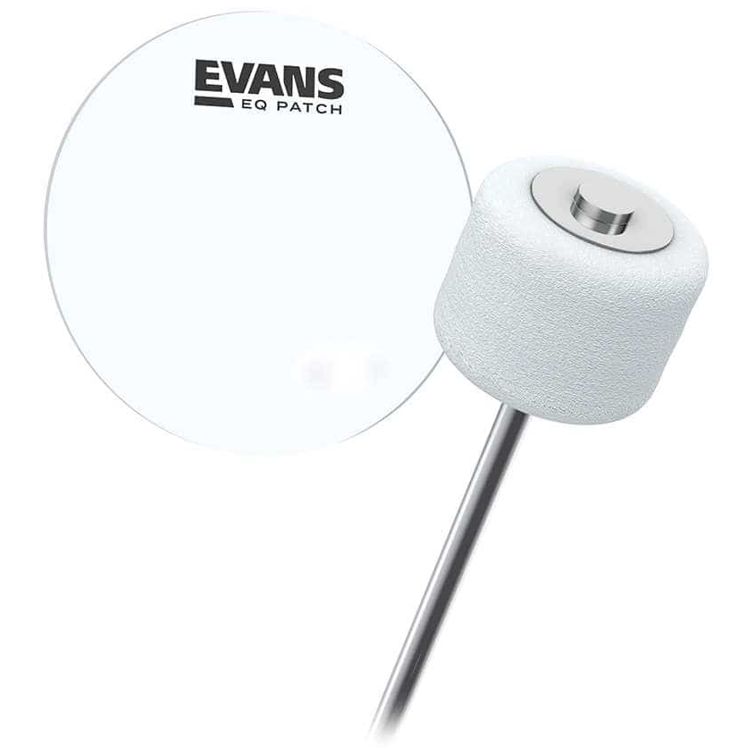 Evans - Evans EQPC1 - Evans EQ Single Pedal Patch - Clear Plastic