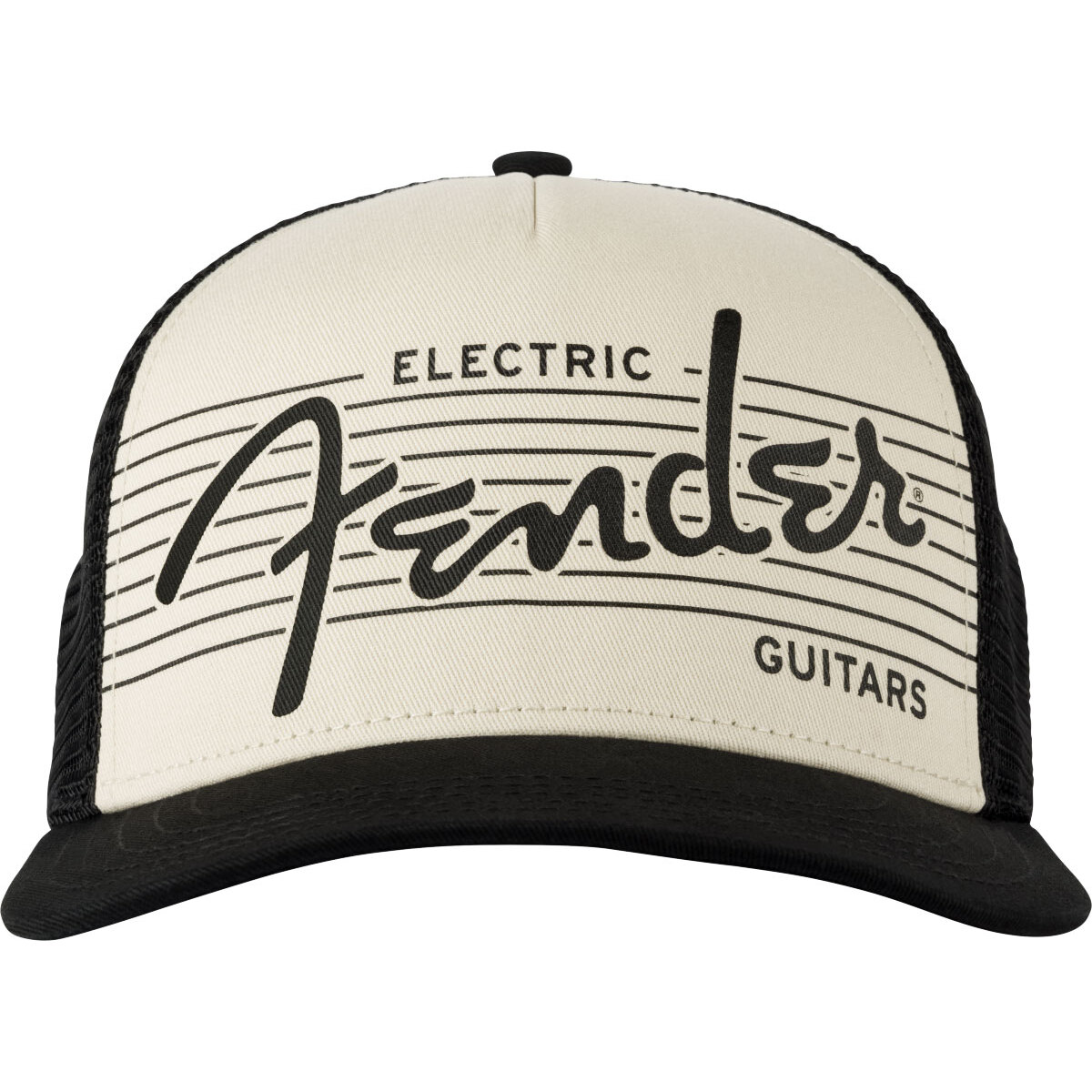 Fender Electric Hat Black/Cream One Size 2