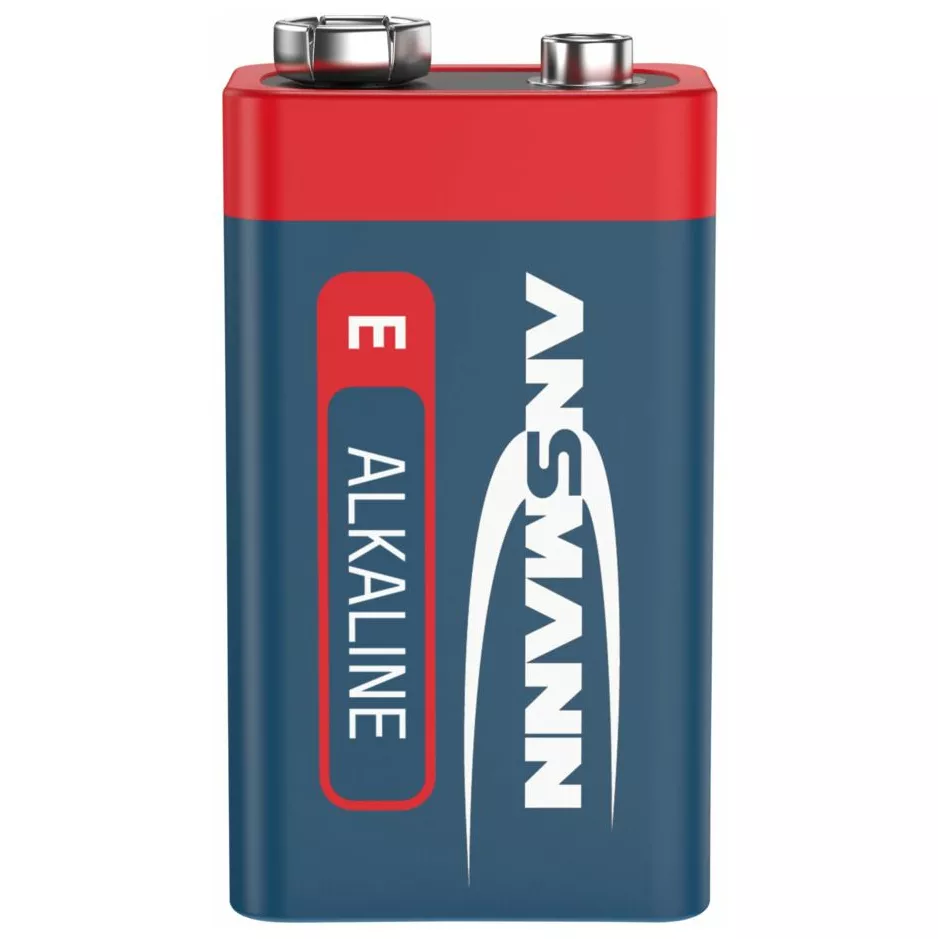 Ansmann 9V Alkaline Batterie Block E / 6LR61 1er Papierblister 5