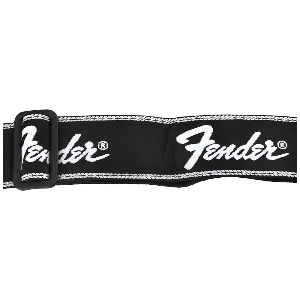 Fender - Fender Gitarrengurt Running Logo Strap Black - 2