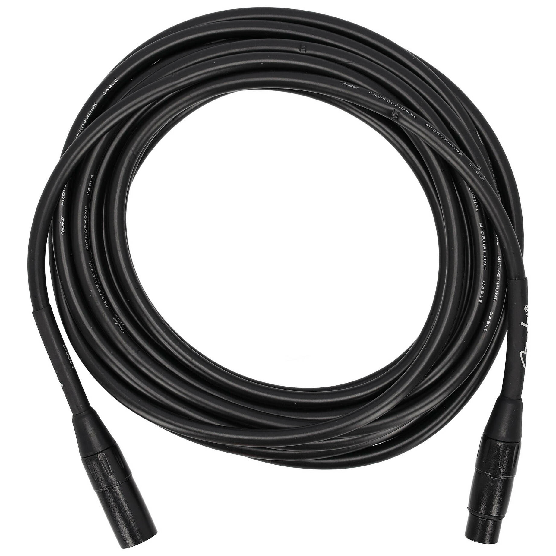 Fender Professional Series Mikrofonkabel - 7,5 Meter - BLK