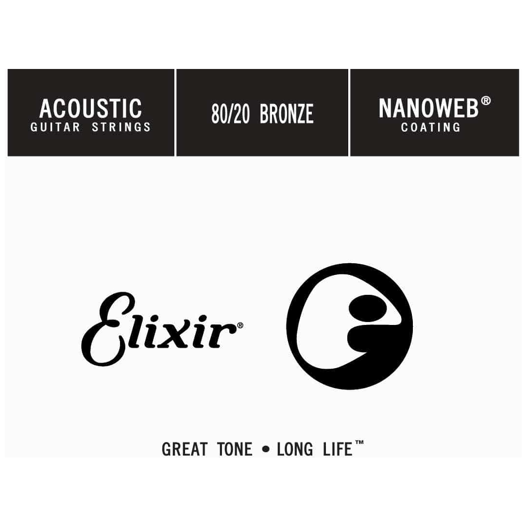 Image of Elixir 15124 einzelsaite 024 nanoweb bronze 10007409 0