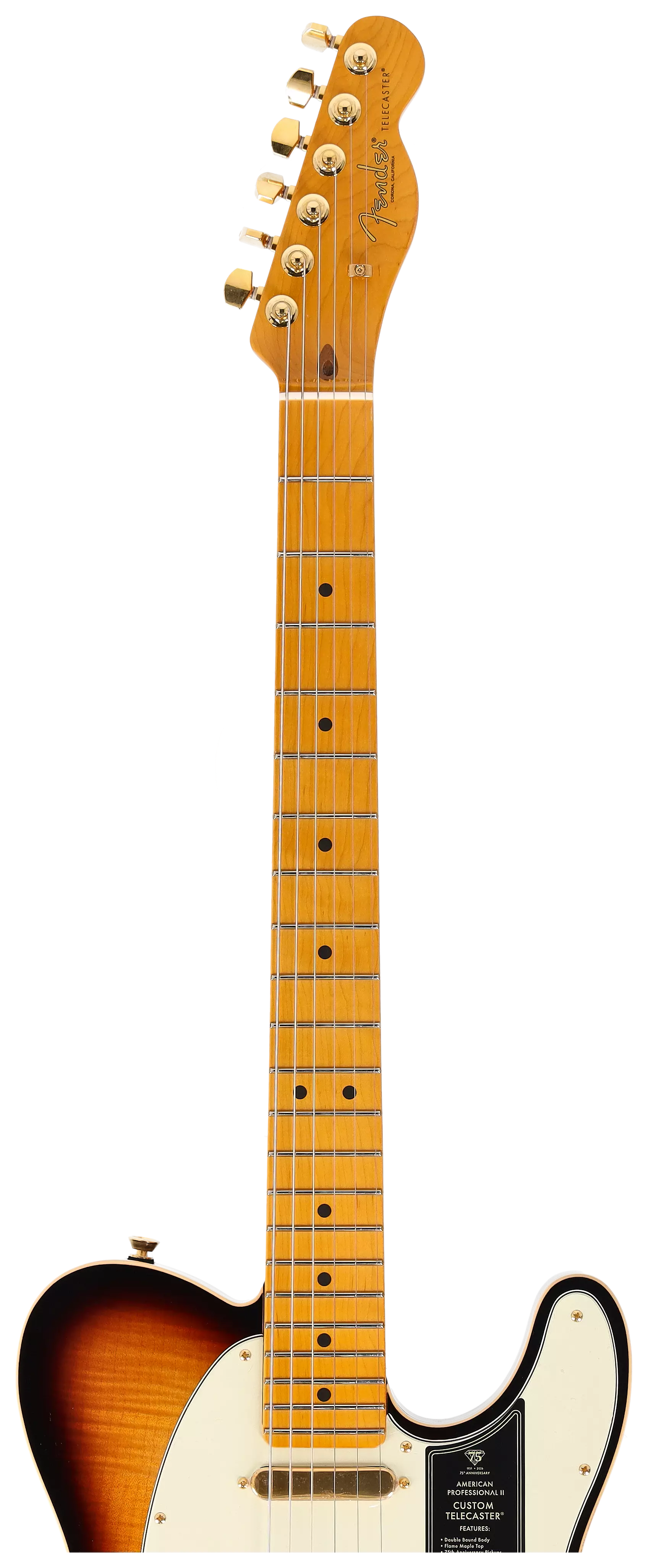 Fender 75th Anniversary American Pro II Custom Telecaster MN 3TS 9