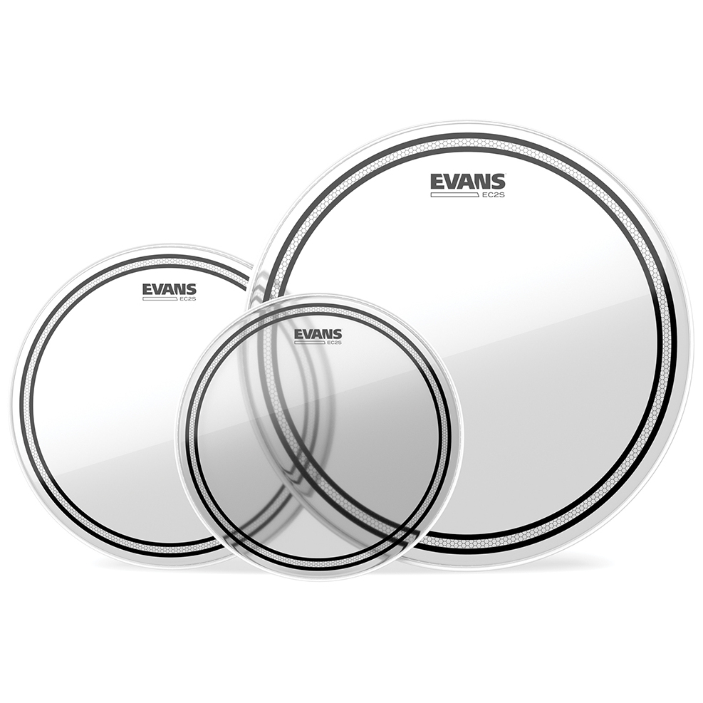 Evans ETP-EC2SCLR-S - EC2 Tompack, Clear, Standard (12 Z oll, 13 Zoll, 16 Zoll) 1