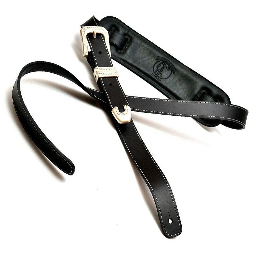 Bourbon Strap Guitar Rockabilly Black 1