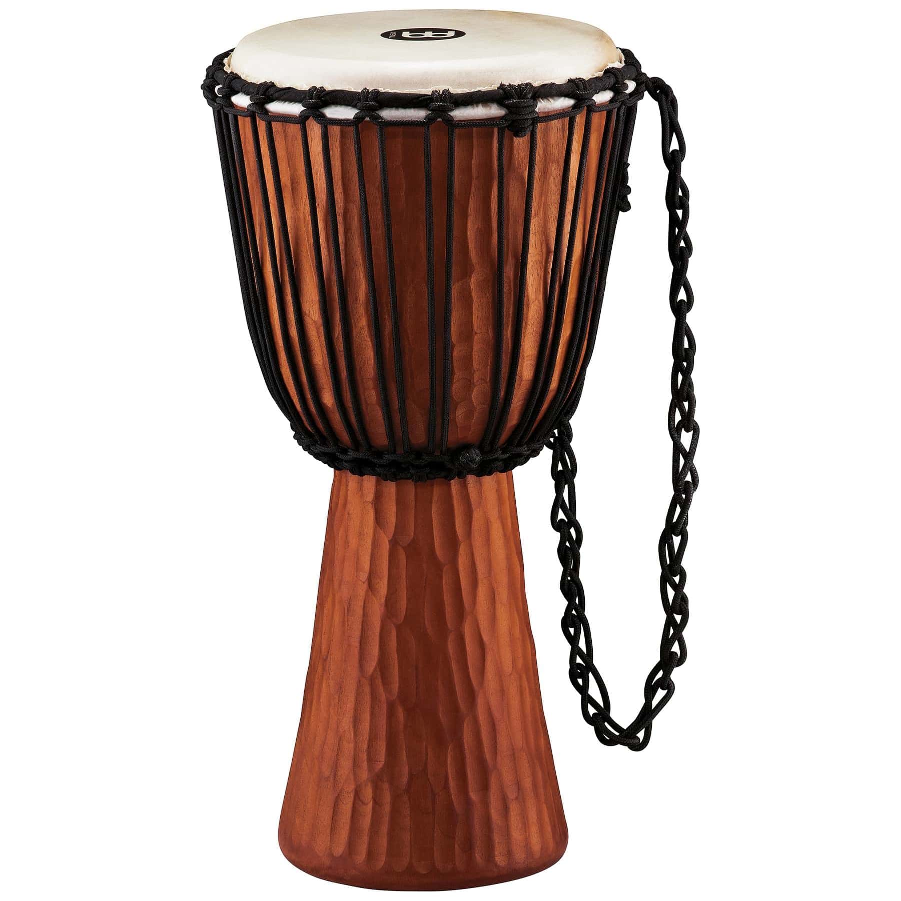 Meinl Percussion - Meinl Percussion HDJ4-L - 12 Rope Tuned Headliner® Series Wood Djembe, Nile Series