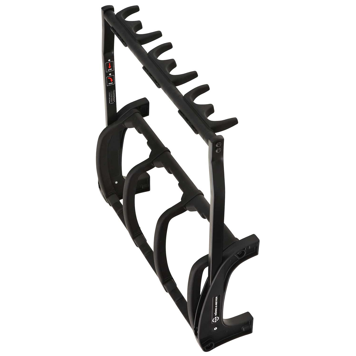 König Meyer - König Meyer 17513 Guardian 3 3-Fach Gitarrenständer Schwarz Schwarz - 6