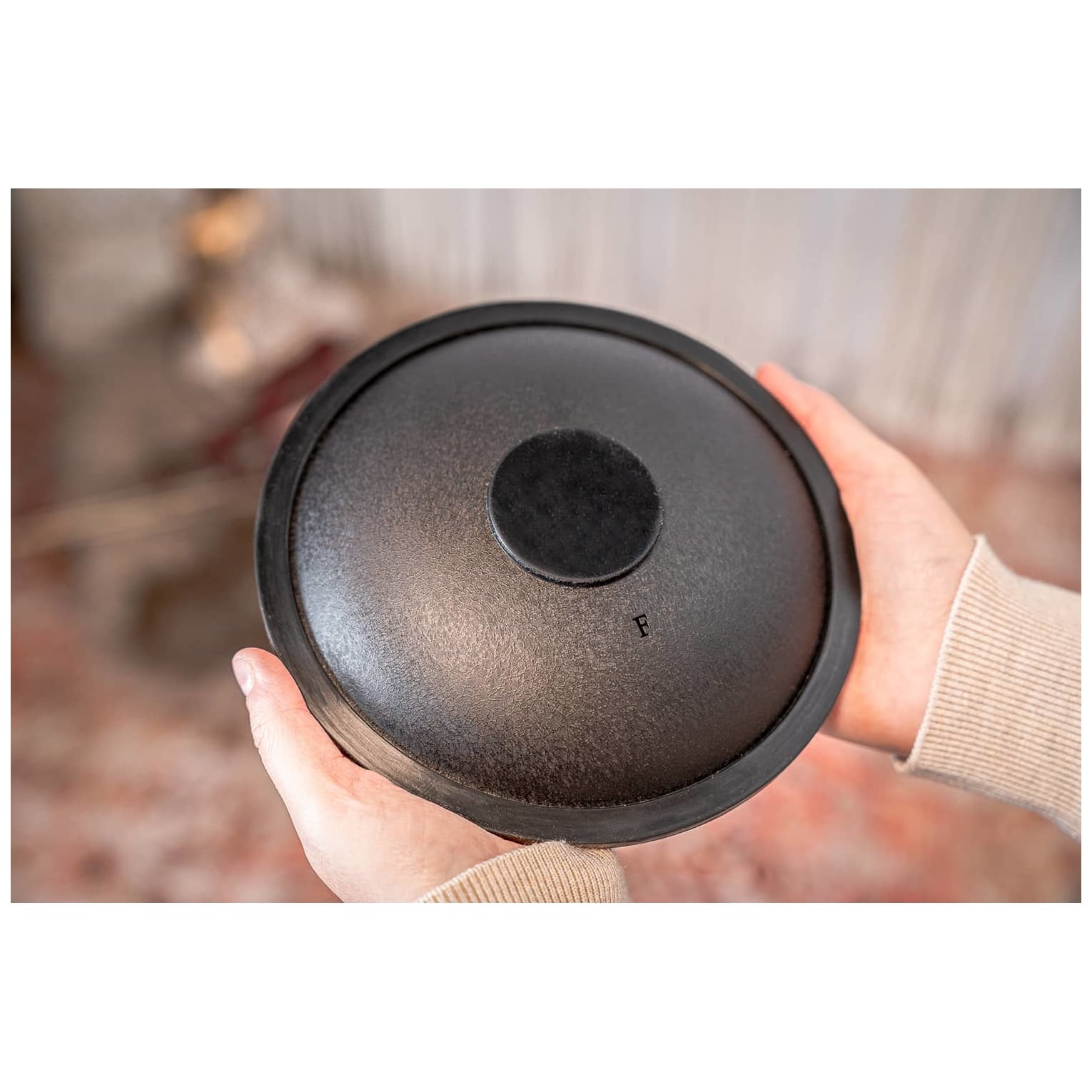 Meinl Sonic Energy - Meinl Sonic Energy SSTD1BK Small Steel Tongue Drum, Schwarz, F Moll 8 Töne, 7 18 cm Durchmesser - 4