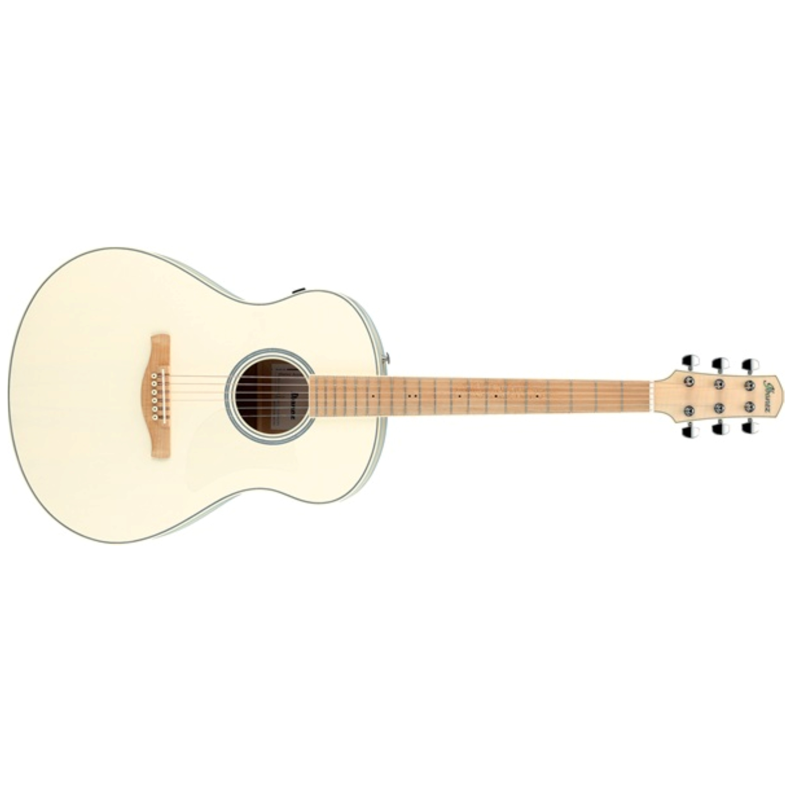 Ibanez AAM370M2E-AIB Transparent Antique White Ice Blue