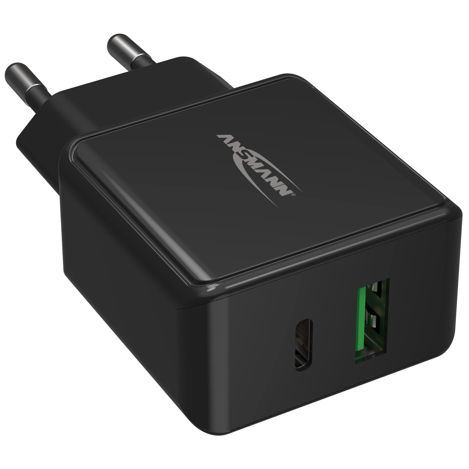 Ansmann Home Charger HC218PD schwarz / 3 A / 20 W / 2 Port 4