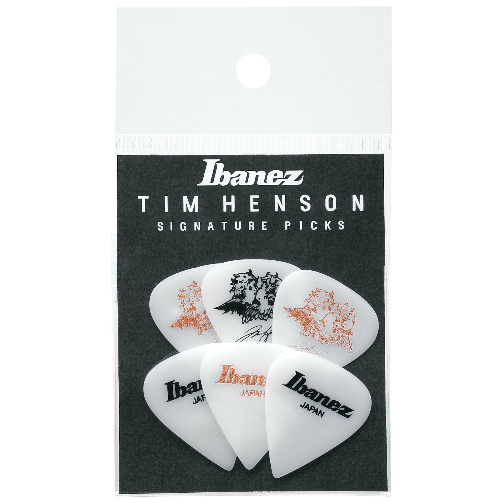 Ibanez P1000TH-C1 Tim Henson Signature Plektrum Set 6er Pack 2