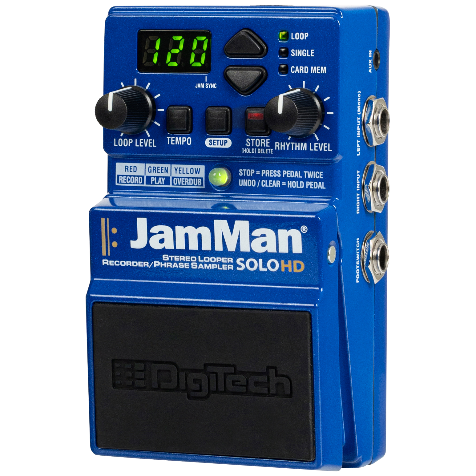 DigiTech Jam Man Solo HD Stereo Looper 2