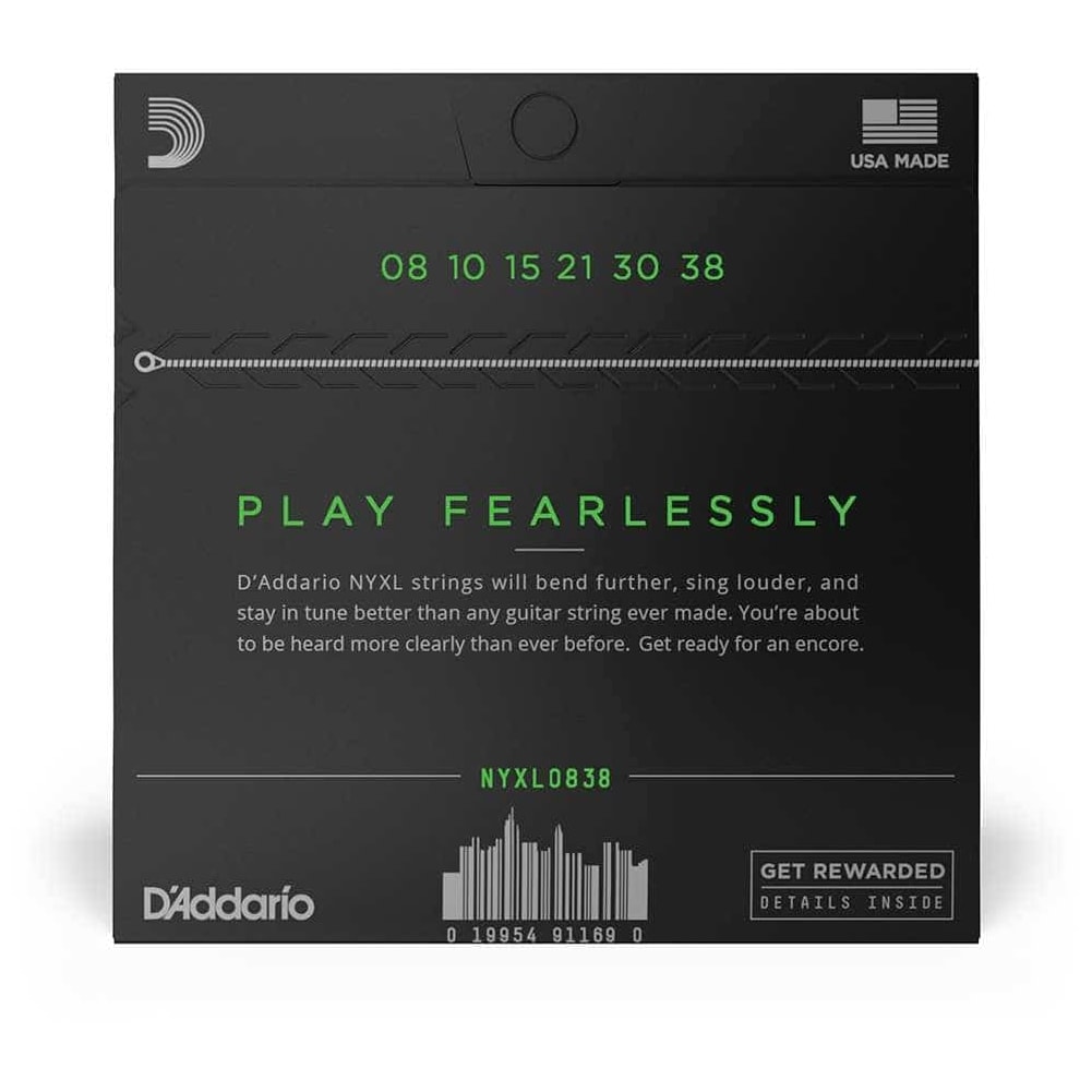 D’Addario - D’Addario NYXL0838 - NYXL Electric Nickel Wound 008-038 - 2