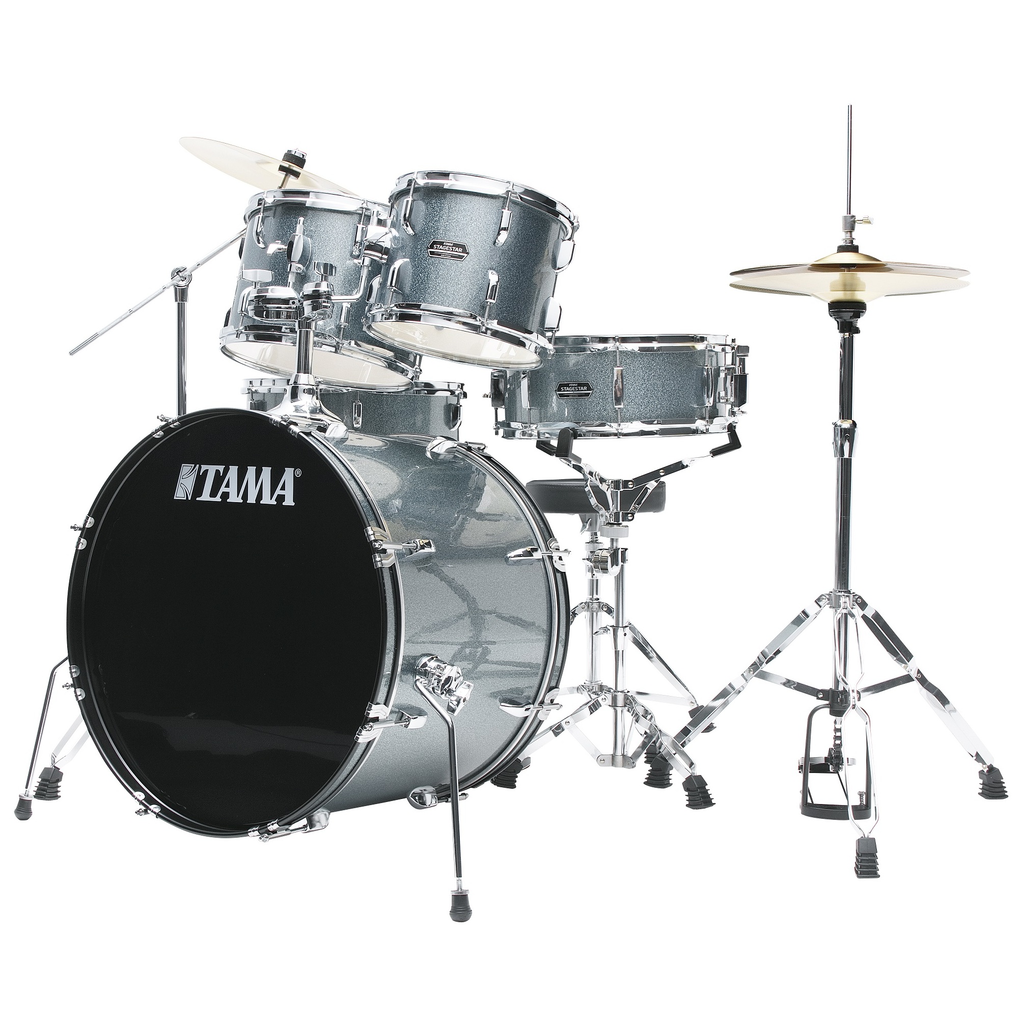 Tama ST52H5-SEM - Stagestar 5-tlg. Drumset m. 22" BD - Sea Blue Mist 6