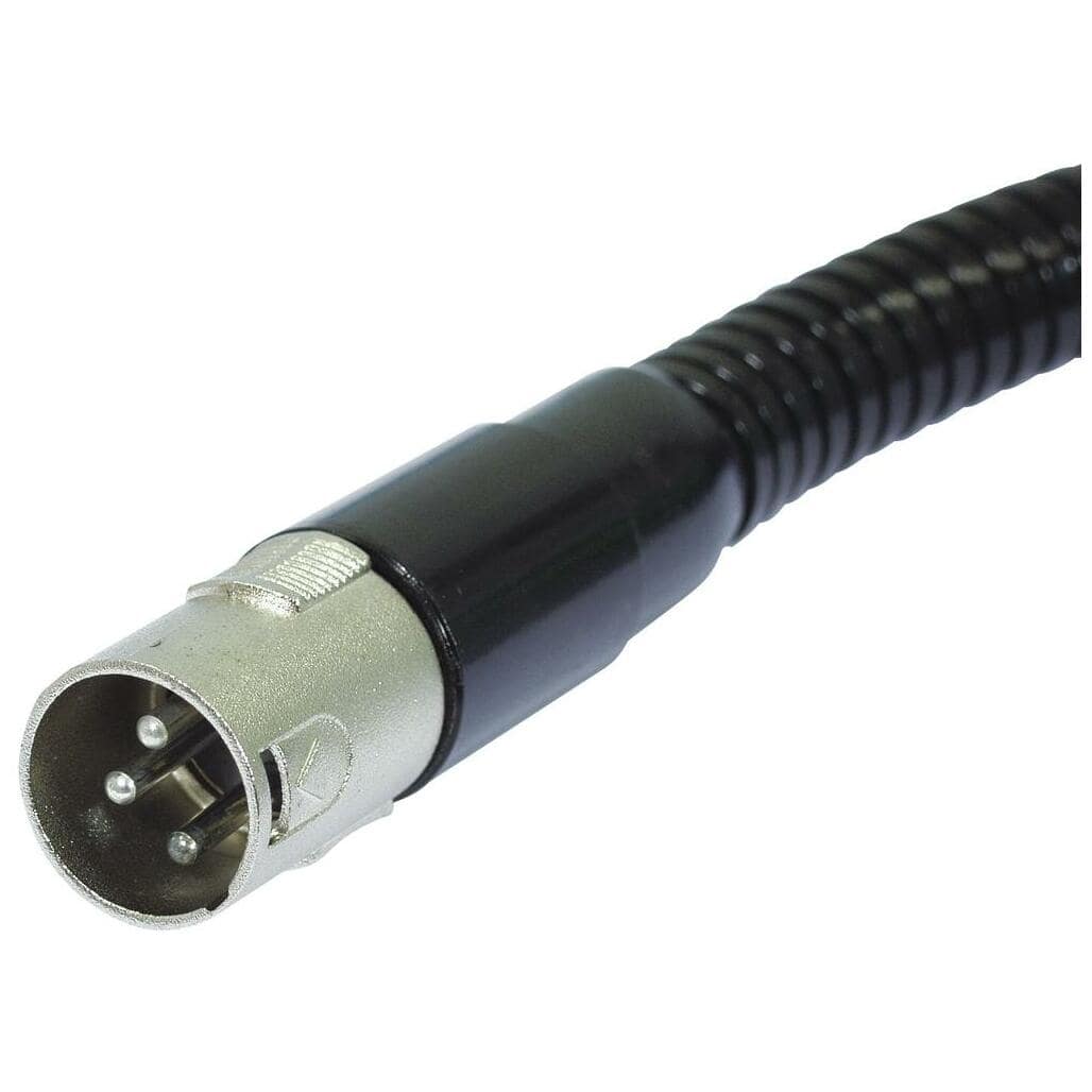 Omnitronic Schwanenhals schwarz XLR/XLR, 47cm 3