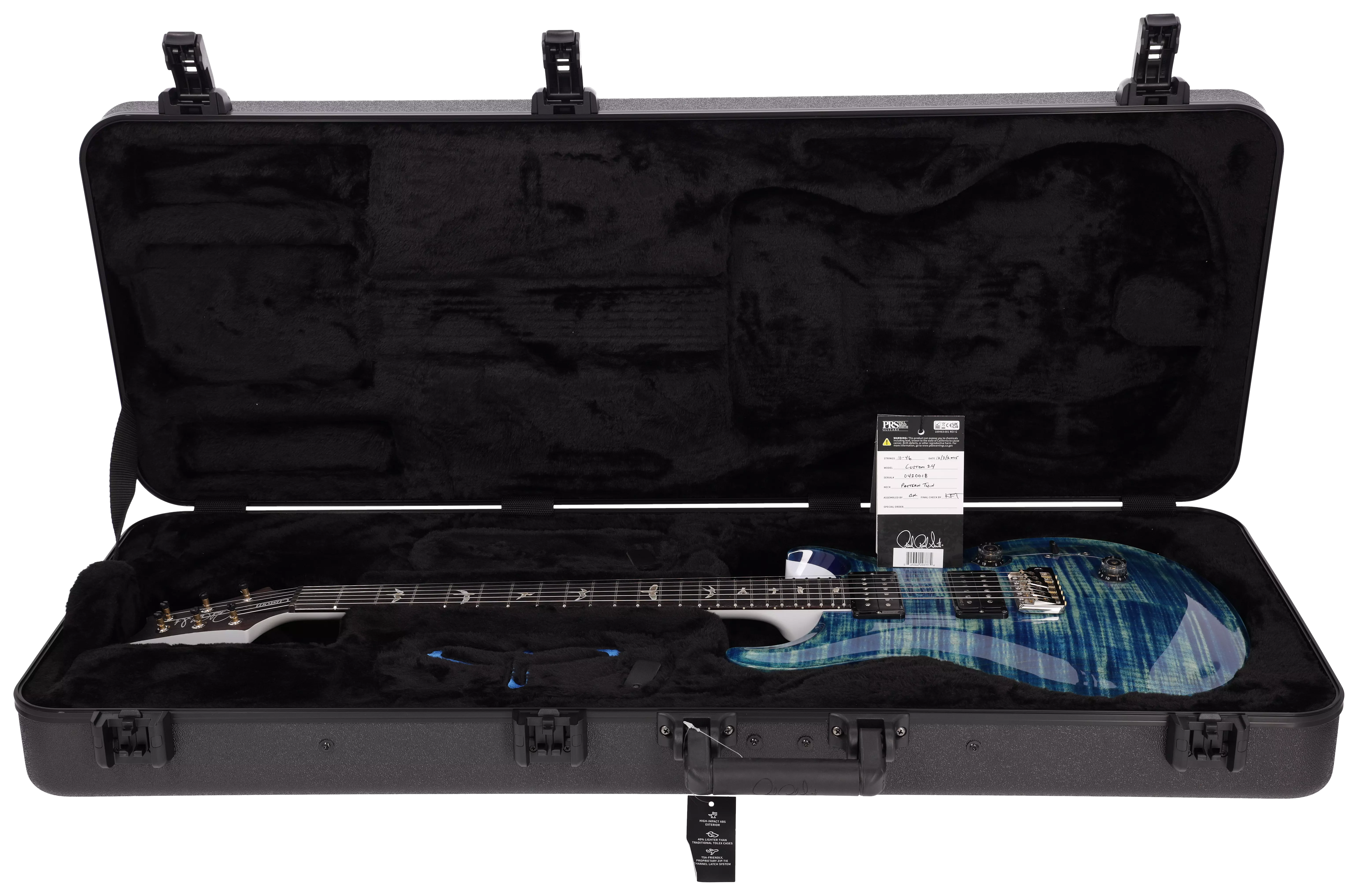 PRS Custom 24 River Blue Pearl #1 17