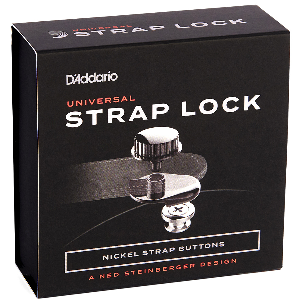 Image of D’addario pw sls 02  universal strap lock system  nickel 10019265 3