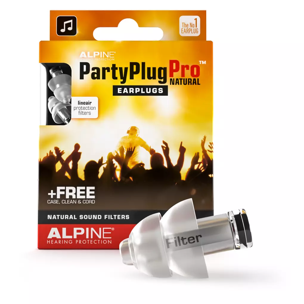 Alpine Hearing Protection PartyPlug Pro Natural - Earplugs 4