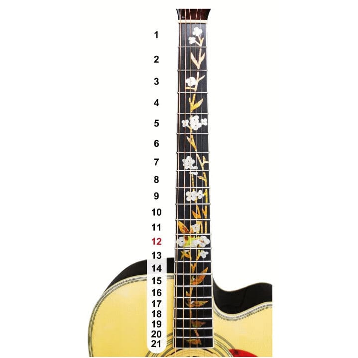  Guitar Style Sticker - Tree of Life 1