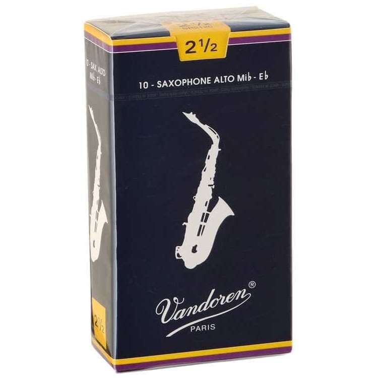 Vandoren - Vandoren Alt Sax Blätter Classic Stärke 2,5