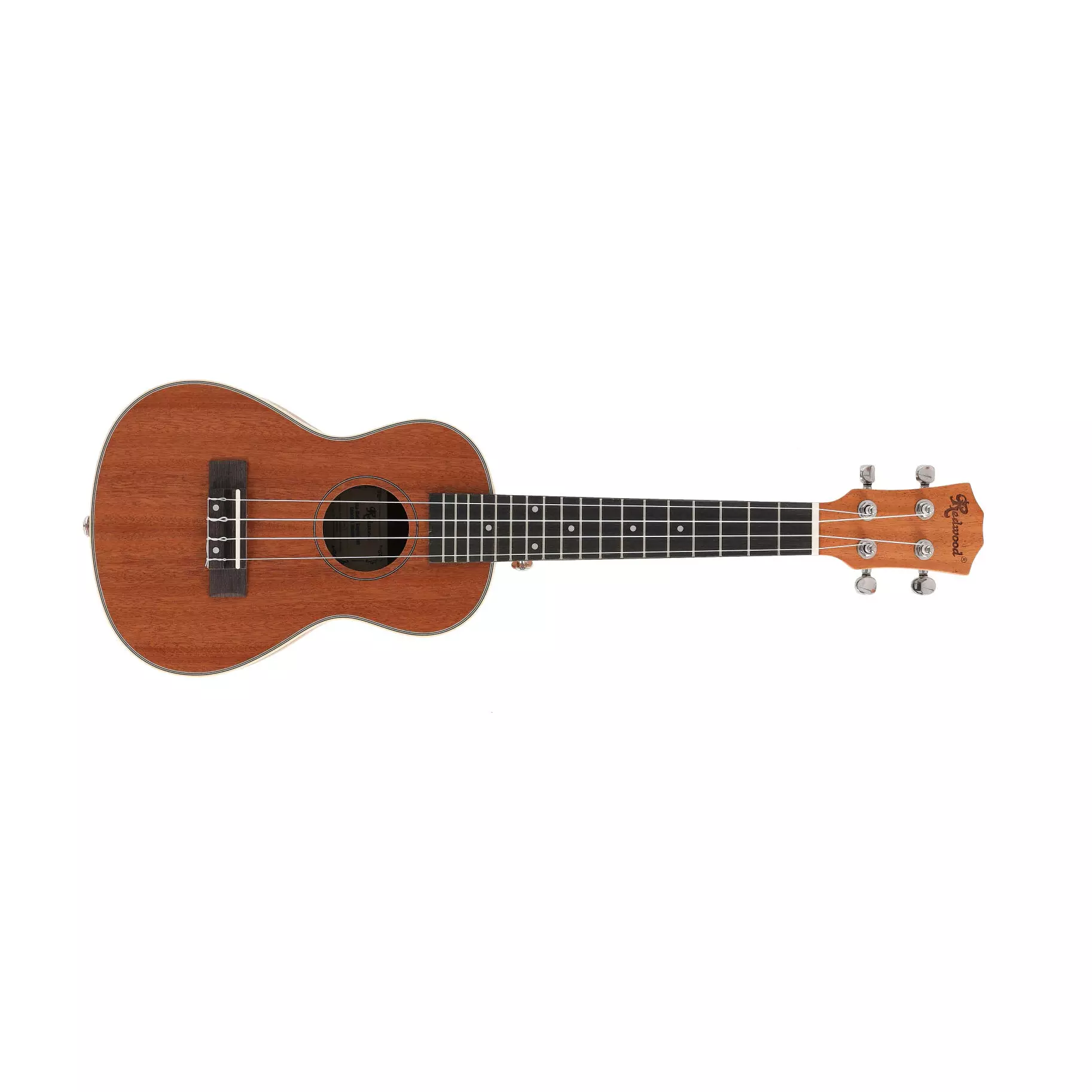 Redwood Hula-Maha Sapele Top Concert Ukulele 1