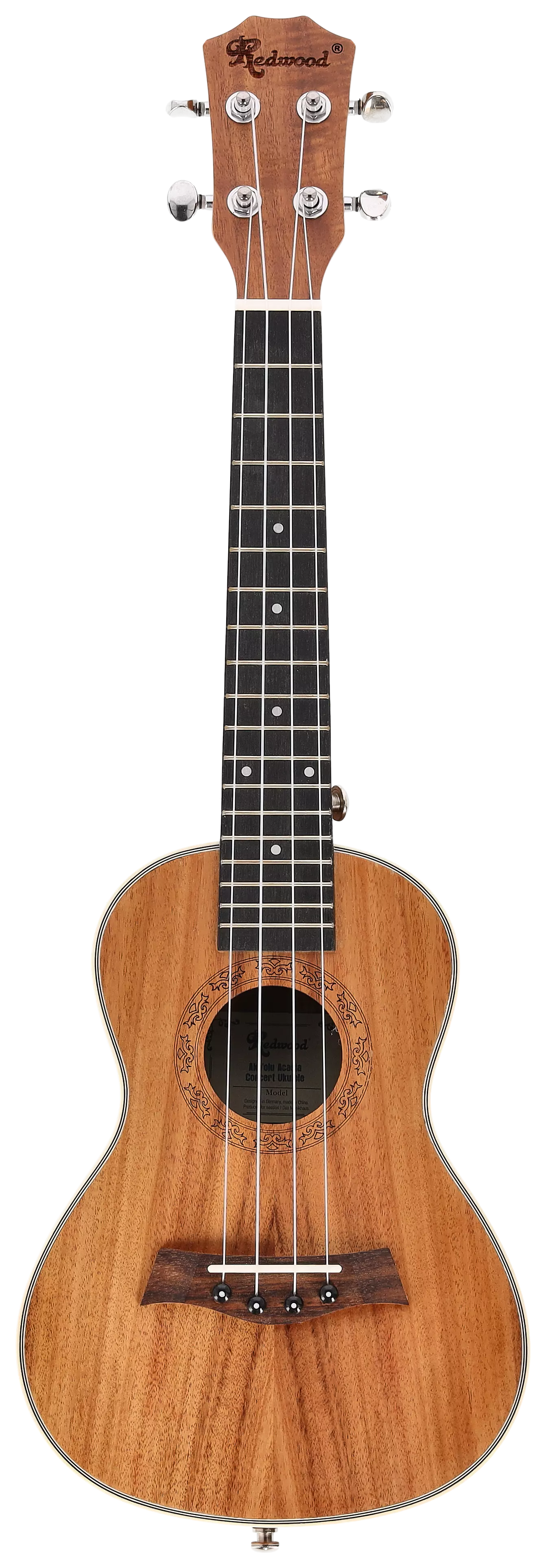 Redwood Aka'olu Concert Ukulele Aka'olu Acacia