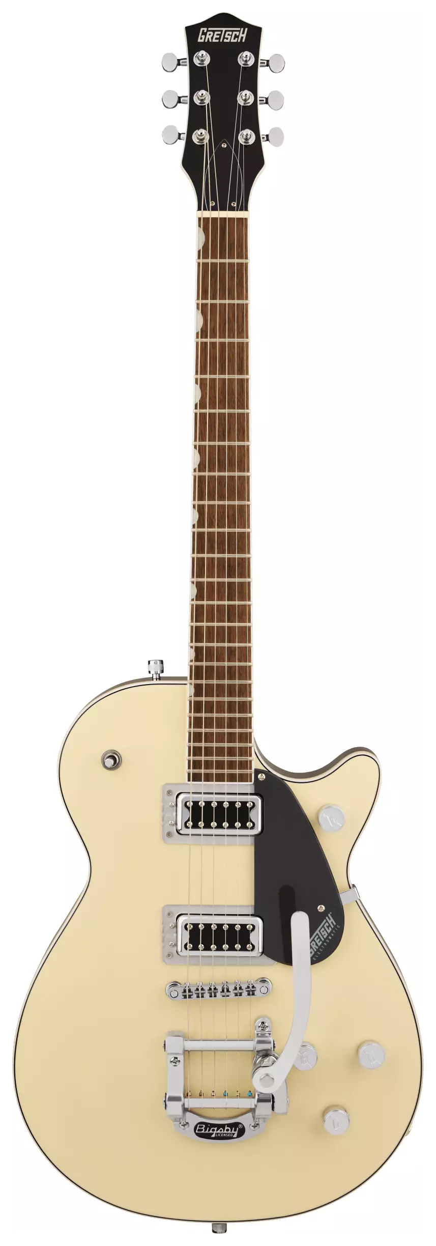 Gretsch G5230T Electromatic Jet FT SC Bigsby LRL Two-Tone Vintage White/ London Grey 5
