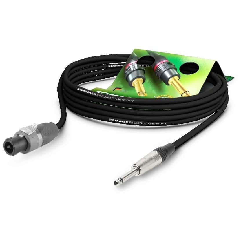 Image of Sommer cable me21 225 0100 sw twinaxial meridian 1 meter lautsprecherkabel 10028465 0